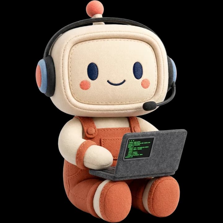 VidGuy mascot styled for Claude Code