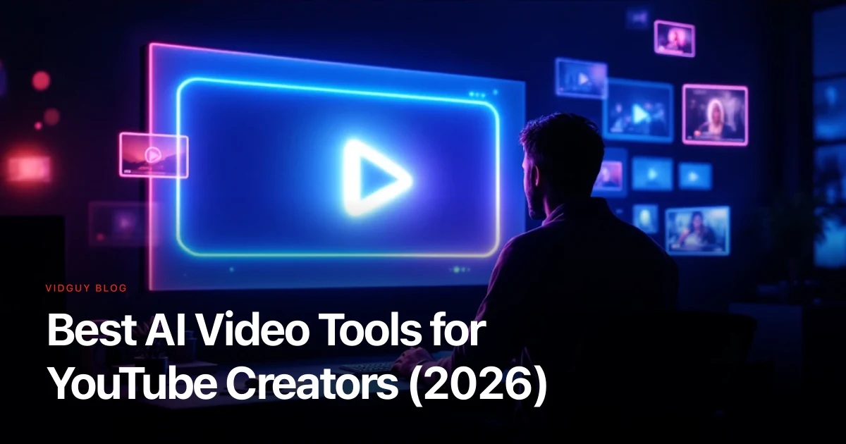 The Best AI Video Tools for YouTube Creators (2026)