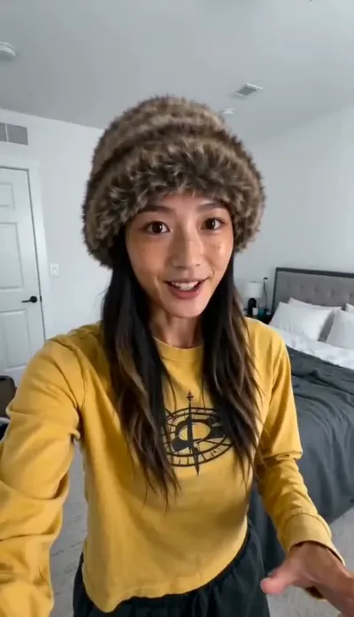 Vertical short-form video produced and published by an AI content agent