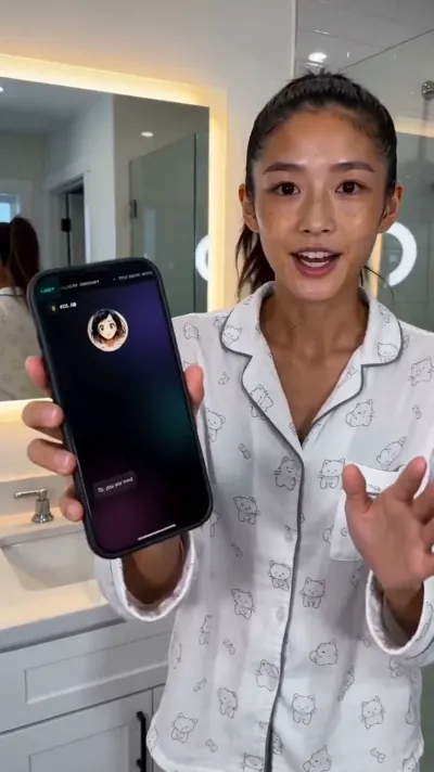 Vertical short-form video produced and published by an AI content agent