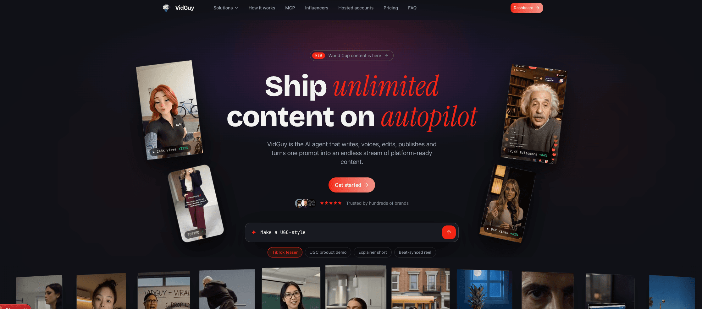 VidGuy homepage screenshot