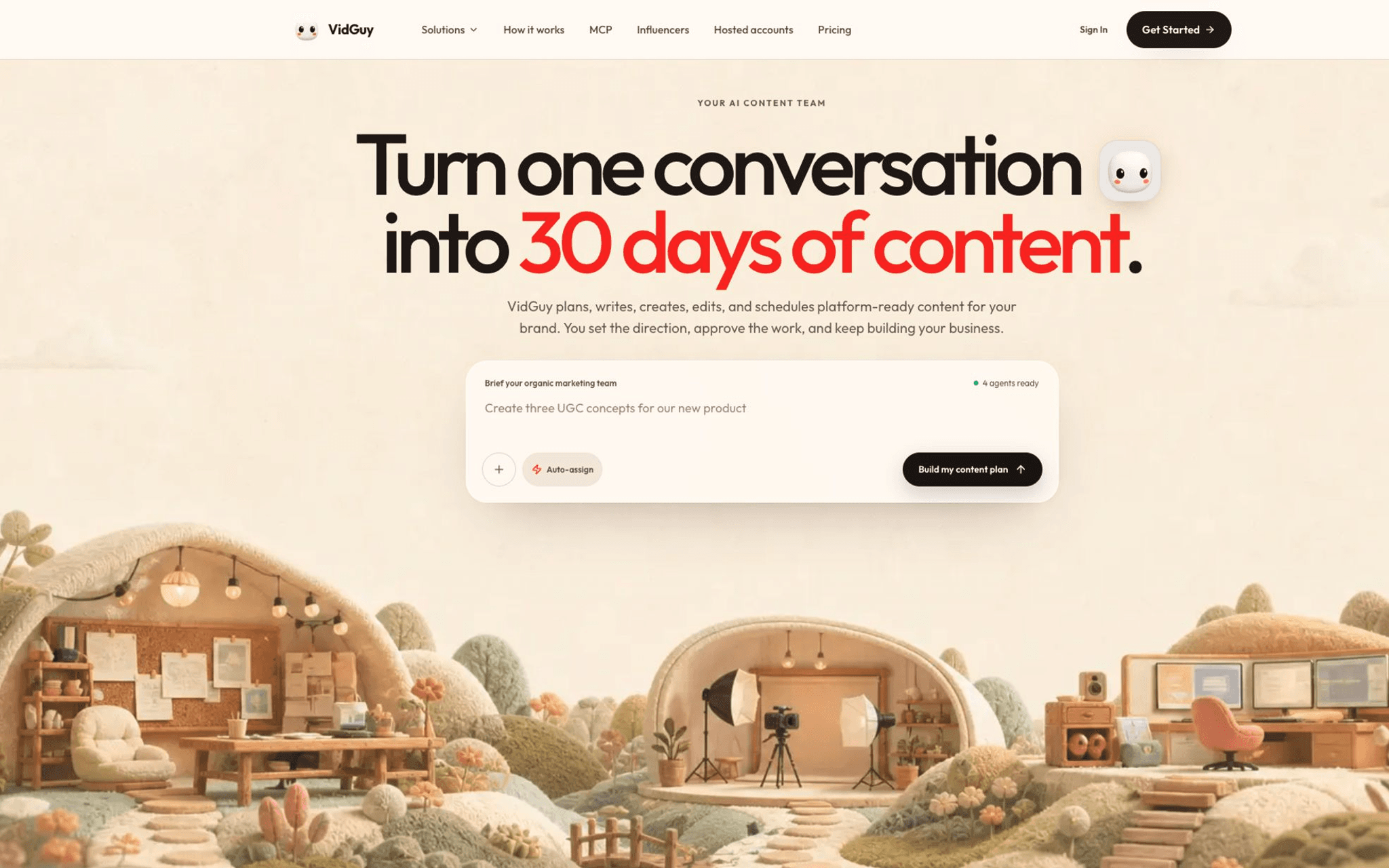VidGuy homepage screenshot